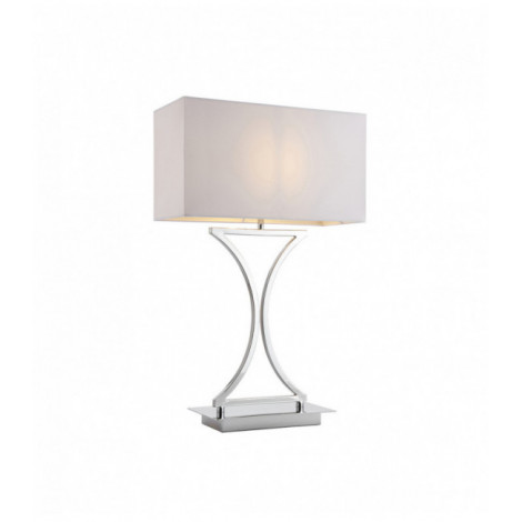 Lampe Epalle, chrome, avec abat-jour|Lampes à poser|Luminaire Center