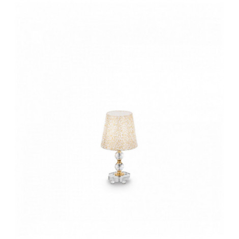Lampe de table Dorée QUEEN 1 ampoule|Lampes à poser|Luminaire Center