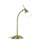 Lampe de table Touch Lamps, en laiton antique et verre opale|Lampes à poser|Luminaire Center