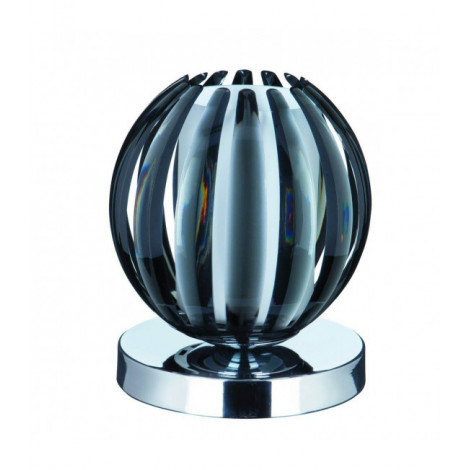 Lampe de table Touch Lamps, en chrome, acrylique fumé et verre givré|Lampes à poser|Luminaire Center