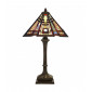Lampe Classic Craftsman, bronze et verre Tiffany|Lampes à poser|Luminaire Center