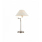 Lampe Kingston, nickel et verre, avec abat-jour|Lampes à poser|Luminaire Center