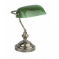 Lampe de bureau or vieilli Banker 1 ampoule|Lampes à poser|Luminaire Center