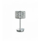 Lampe de table Chrome en cristal ROMA 1 ampoule|Lampes à poser|Luminaire Center