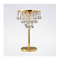 Lampe de Table Atla 3 Ampoules doré/cristal|Lampes à poser|Luminaire Center