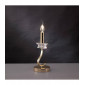 Lampe de Table Nydia 1 Ampoule doré/cristal|Lampes à poser|Luminaire Center