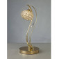 Lampe de Table Leimo 1 Ampoule doré/cristal|Lampes à poser|Luminaire Center