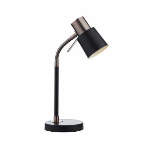 Lampe de table Bond cuivre et noir 1 ampoule|Lampes à poser|Luminaire Center