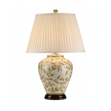 Lampe de table Leaves Brown Gold Brun et or 62 Cm|Lampes à poser|Luminaire Center