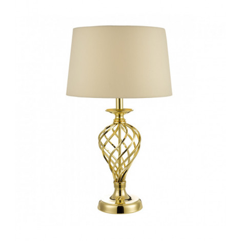 Lampe de table Iffley Or poli 1 ampoule 62cm|Lampes à poser|Luminaire Center