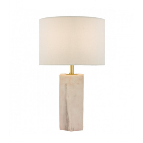 Lampe de table Nalani Effet en marbre 1 ampoule 44cm|Lampes à poser|Luminaire Center