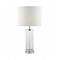 Lampe de table Olalla Chrome poli,verre 1 ampoule 62cm|Lampes à poser|Luminaire Center