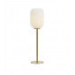 Lampe de table globe Cava Métal Laiton brossé 1 ampoule 55,5cm|Lampes à poser|Luminaire Center