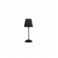 Lampe de table LORIS Métal,Tissu Noir|Lampes à poser|Luminaire Center