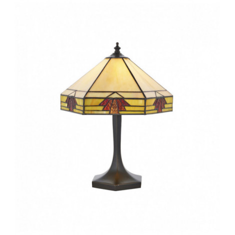Petite lampe 1 ampoule Nevada, verre et résine|Lampes à poser|Luminaire Center