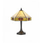 Petite lampe 1 ampoule Nevada, verre et résine|Lampes à poser|Luminaire Center