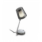 Lampe Emy, aluminium PPMA et polycarbonate, chrome|Lampes à poser|Luminaire Center