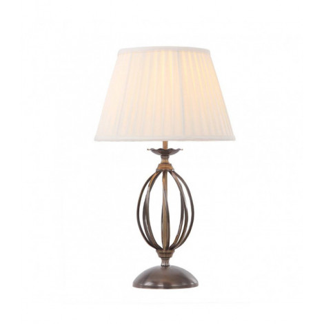 Lampe Artisan 54 cm, laiton antique, avec abat-jour|Lampes à poser|Luminaire Center