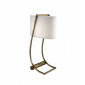 Lampe Lex, laiton, avec abat-jour et port USB|Lampes à poser|Luminaire Center