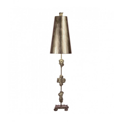 Lampe Fragment, argent, avec abat-jour|Lampes à poser|Luminaire Center