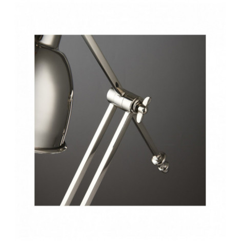 Lampe Raskin, nickel poli|Lampes à poser|Luminaire Center