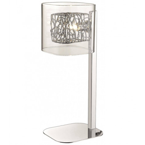 Lampe de table Chrome NOTTINGHAM 1 Lumières|Lampes à poser|Luminaire Center