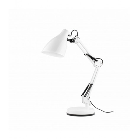 Lampe de bureau blanche Gru 1 ampoule|Lampes à poser|Luminaire Center