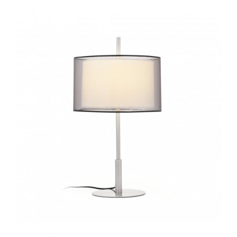 Lampe de table nickel mat Saba 1 ampoule h59 cm|Lampes à poser|Luminaire Center