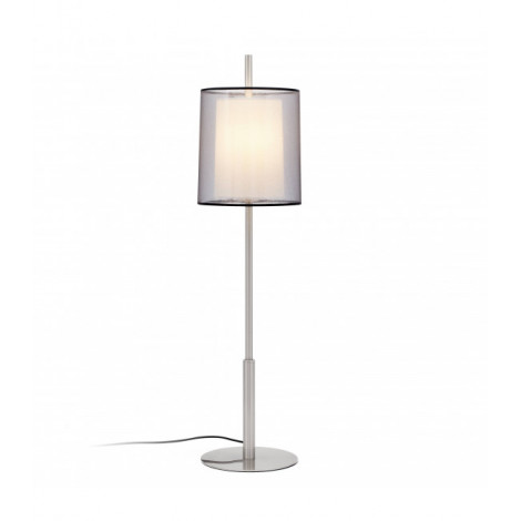Lampe de table nickel mat Saba 1 ampoule|Lampes à poser|Luminaire Center