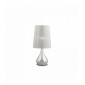 Lampe de table Argentée ETERNITY 1 ampoule|Lampes à poser|Luminaire Center