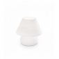 Lampe de table Blanche PRATO 1 ampoule Largeur 60 Cm|Lampes à poser|Luminaire Center