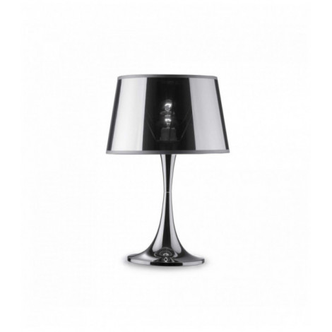 Lampe de table Chrome LONDON CROMO 1 ampoule|Lampes à poser|Luminaire Center