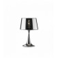 Lampe de table Chrome LONDON CROMO 1 ampoule en métal|Lampes à poser|Luminaire Center