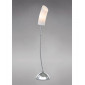 Lampe de Table Lucia 1 Ampoule chrome poli/verre dépoli|Lampes à poser|Luminaire Center