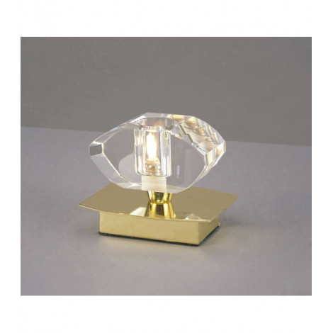 PetiteLampe de table Alfa 1 Ampoule G9, laiton poli|Lampes à poser|Luminaire Center