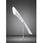 Lampe de Table Pop 1 Ampoule E27, blanc brillant/arylique blanc/chrome poli|Lampes à poser|Luminaire Center