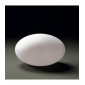 Lampe de Table Huevo ovale 1 Ampoule CFL In Line Switch Indoor, blanc opal|Lampes à poser|Luminaire Center