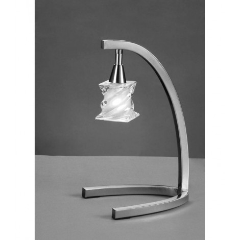Lampe de Table Salomon 1 Ampoule G9, nickel satiné|Lampes à poser|Luminaire Center