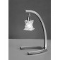 Lampe de Table Salomon 1 Ampoule G9, nickel satiné|Lampes à poser|Luminaire Center