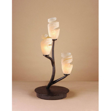 Lampe de Table Forest 3 Ampoules G9, marron/noir oxydé|Lampes à poser|Luminaire Center