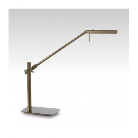 Lampe de Table Phuket 1 Ampoule 7W LED 3000K, 600lm, laiton antique|Lampes à poser|Luminaire Center