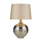 Lampe de table décorative Gustav argent 1 ampoule|Lampes à poser|Luminaire Center