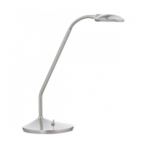 Lampe de table Wellington chrome satiné 1 ampoule|Lampes à poser|Luminaire Center