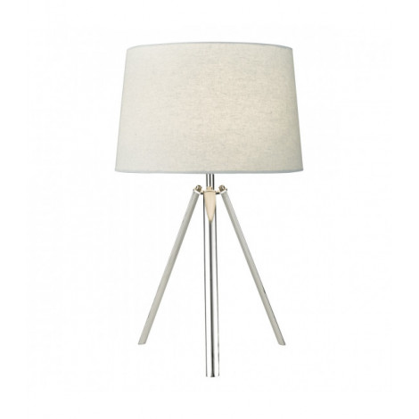 Lampe de table Griffith chrome poli et 1 ampoule|Lampes à poser|Luminaire Center