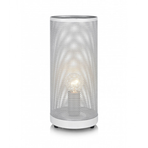 Lampe de table UTAH blanche 1 ampoule|Lampes à poser|Luminaire Center