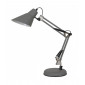 Lampe de bureau industrielle et rétro Jason Gris satiné sablé|Lampes à poser|Luminaire Center