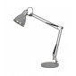 Lampe de bureau industrielle et rétro Jesso Gris satiné sablé|Lampes à poser|Luminaire Center