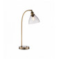 Lampe de table Hansen Acier Plateau en laiton antique|Lampes à poser|Luminaire Center