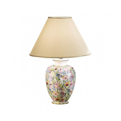 Lampe de table Giardino 24 carats plaqué d'or Or poli 1 ampoule 68cm|Lampes à poser|Luminaire Center