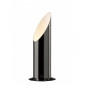 Lampe de table Indio Chrome noir 1 ampoule 22,5cm|Lampes à poser|Luminaire Center